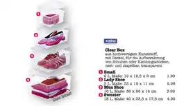 Scheck-in-Center rotho Clear Box Angebot