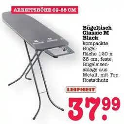 Scheck-in-Center Bügeltisch Classic M Black Angebot