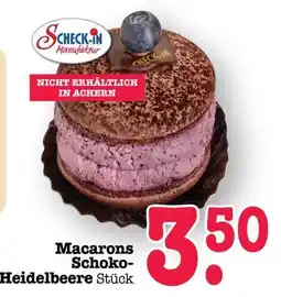 Scheck-in-Center Check-in Macarons Schoko-Heidelbeere Angebot