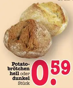 Scheck-in-Center Potato-brötchen Angebot