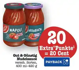 Scheck-in-Center Gut & Günstig Nudelsauce Angebot