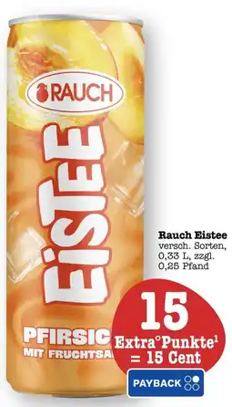 Scheck-in-Center Rauch Eistee Angebot