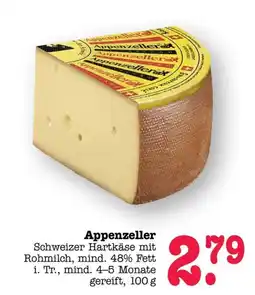 Scheck-in-Center Appenzeller Schweizer Hartkäse Angebot