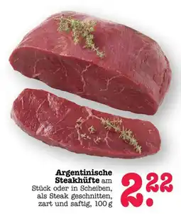 Scheck-in-Center Argentinische Steakhüfte Angebot