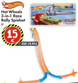 TEDi Hot Wheels 3-in-1 Race Rally Spielset Angebot