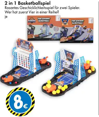TEDi 2 in 1 Basketballspiel Angebot