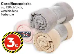 TEDi Coralfleecedecke Angebot