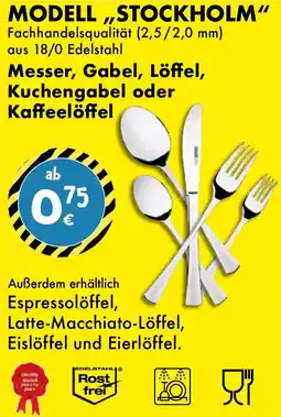 TEDi Messer, Gabel, Löffel, Kuchengabel oder Kaffeelöffel Angebot