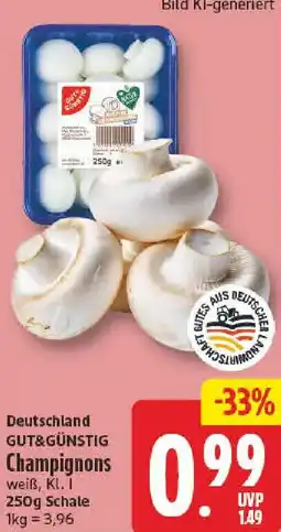 nah & gut GUT&GÜNSTIG Champignons Angebot