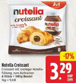 nah & gut Nutella Croissant Angebot