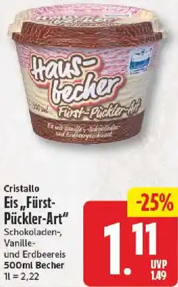 nah & gut Cristallo Eis ,,Fürst Pückler-Art" Angebot