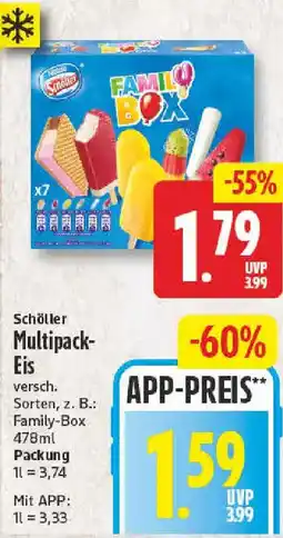 nah & gut Schöller Multipack Eis Angebot