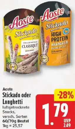 nah & gut Aoste Stickado oder Longhetti Angebot
