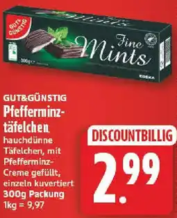 nah & gut GUT&GÜNSTIG Pfefferminztäfelchen Angebot