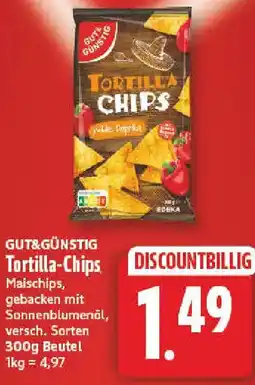 nah & gut GUT&GÜNSTIG Tortilla-Chips Angebot