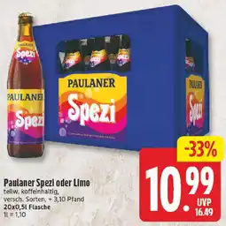 nah & gut Paulaner Spezi oder Limo Angebot