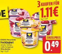 nah & gut EDEKA Herzstücke Fruchtjoghurt Angebot
