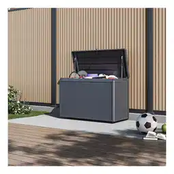 Netto Marken-Discount Weide Noble Gartenbox 290 L Aufbewahrungsbox aus Stahl Anthrazit Angebot
