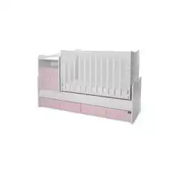Netto Marken-Discount Lorelli Babybett 4 in 1 Trend Plus NEW Schaukelfunktion Jugendbett Schreibtisch pink Angebot