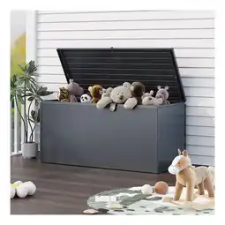 Netto Marken-Discount Weide Noble Gartenbox 2000 L Aufbewahrungsbox aus Stahl Anthrazit Angebot
