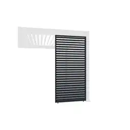 Netto Marken-Discount Weide Lamellenwand horizontal anthrazit Aluminium als Pergola Sichtschutz0.83 Meter Angebot
