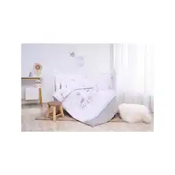 Netto Marken-Discount Lorelli Babybettwäsche Set Smile 6-teilig Decke 140x95 Kissen 43x35 Bett 120x60 weiß Angebot