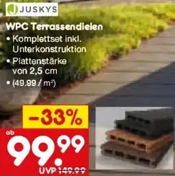 Netto Marken-Discount Juskys WPC terrassendielen Angebot
