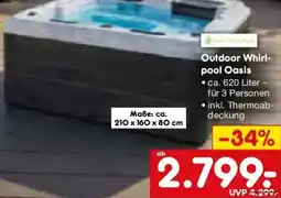 Netto Marken-Discount Artsauna Outdoor Whirlpool Oasis Angebot