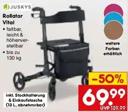 Netto Marken-Discount JUSKYS Rollator Vital Angebot