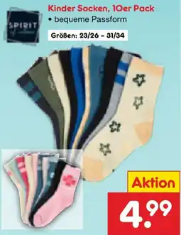 Netto Marken-Discount Kinder Socken, 10er Pack Angebot
