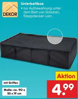 Netto Marken-Discount Dekor Unterbettbox Angebot