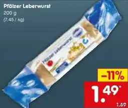 Netto Marken-Discount Pfälzer Leberwurst Angebot