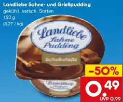 Netto Marken-Discount Landliebe Sahne und Grießpudding Angebot