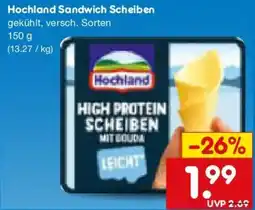 Netto Marken-Discount Hochland Sandwich Scheiben Angebot
