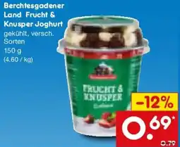 Netto Marken-Discount Berchtesgadener Land Frucht & Knusper Joghurt Angebot