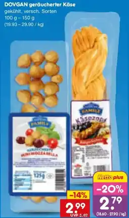 Netto Marken-Discount DOVGAN geräucherter Käse Angebot