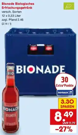 Netto Marken-Discount Bionade Biologisches Erfrischungsgetränk Angebot