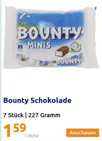 Action Bounty Schokolade 227g Angebot