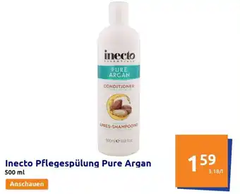 Action Inecto Pflegespulung Pure Argan 500ml Angebot