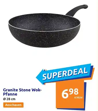 Action Granite Stone Wok-Pfanne 28cm Angebot