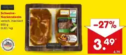Netto Marken-Discount Schweine Nackensteaks Angebot