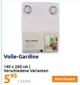 Action Voile-Gardine 140*260 Angebot