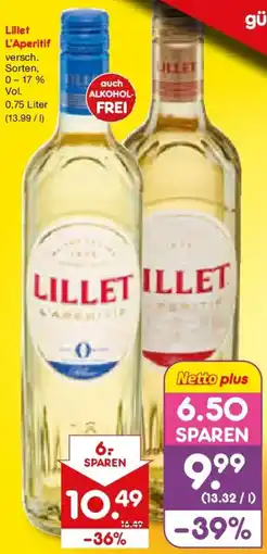 Netto Marken-Discount Lillet L'Aperitif Angebot