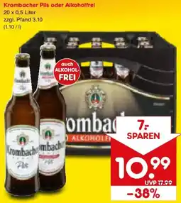 Netto Marken-Discount Krombacher Pils oder Alkoholfrei Angebot