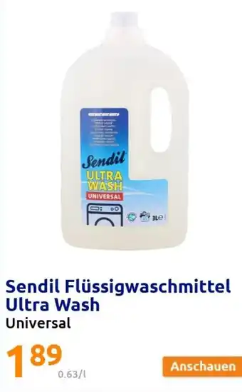 Action Sendil Flussigwaschmittel Ultra Wash 3L Angebot