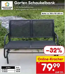 Netto Marken-Discount Garten Schaukelbank Angebot