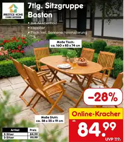 Netto Marken-Discount 7tlg. Sitzgruppe Boston Angebot