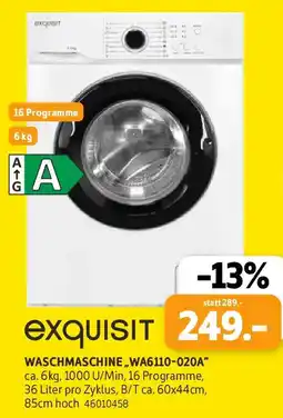 SCONTO exquisit WASCHMASCHINE,,WA6110-020A" Angebot