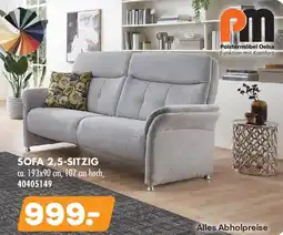 Möbel Kraft Sofa 2,5 Sitzig Angebot