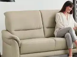 Möbel Kraft KOLLEKTION KRAFT Leder-sofa 2 sitzig Angebot